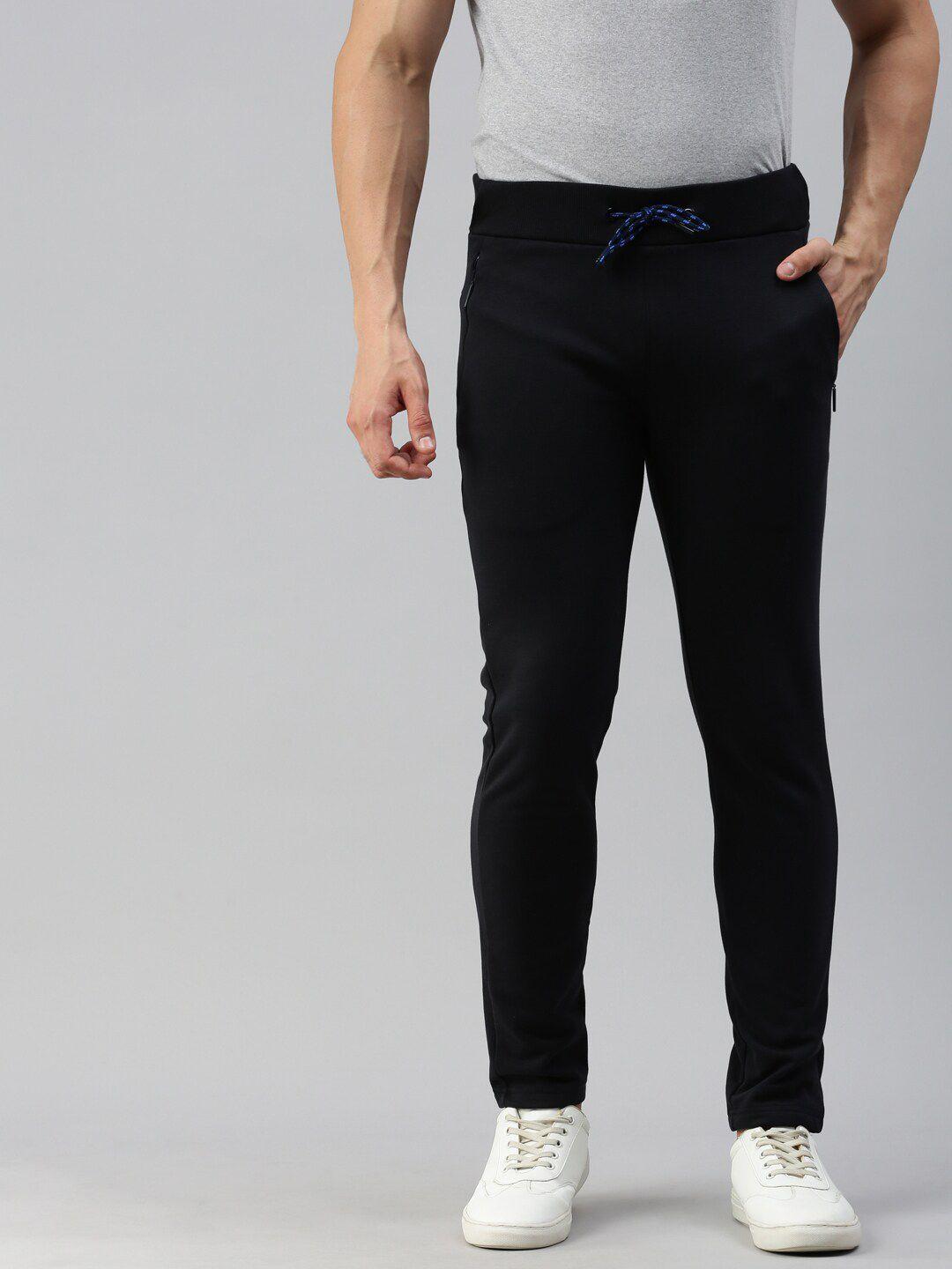 sporto men cotton relaxed-fit track pants