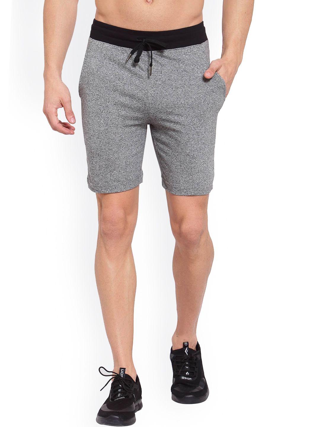 sporto men grey cotton shorts