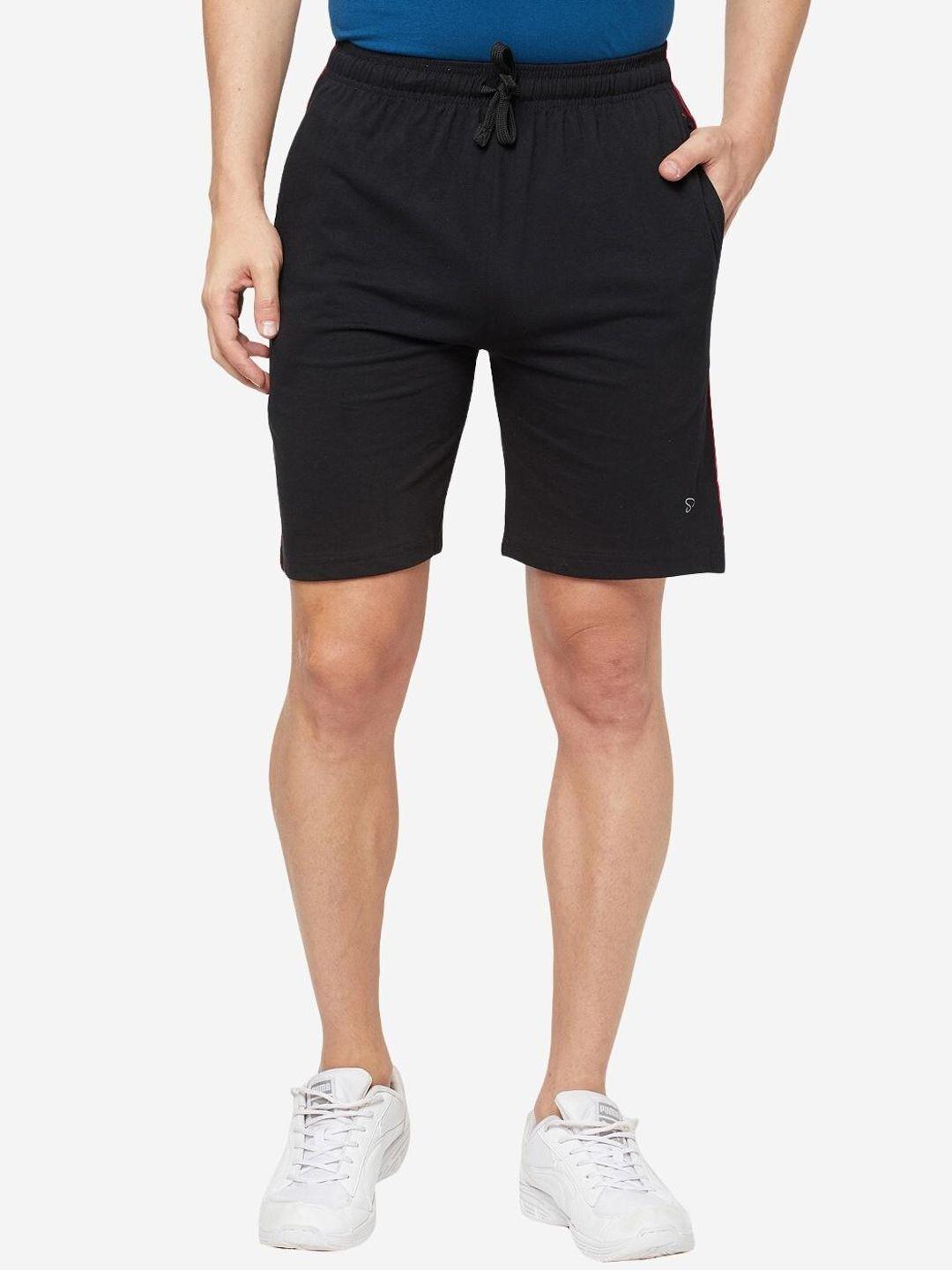 sporto men regular fit cotton sport shorts