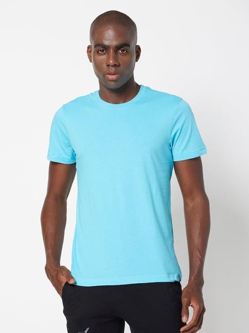 sporto ocean blue regular fit t-shirt