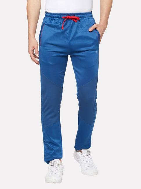 sporto royal blue regular fit trackpants