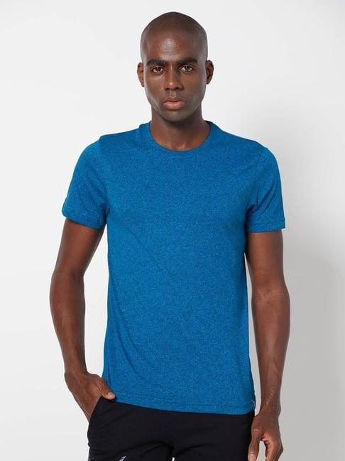 sporto sapphire blue regular fit t-shirt