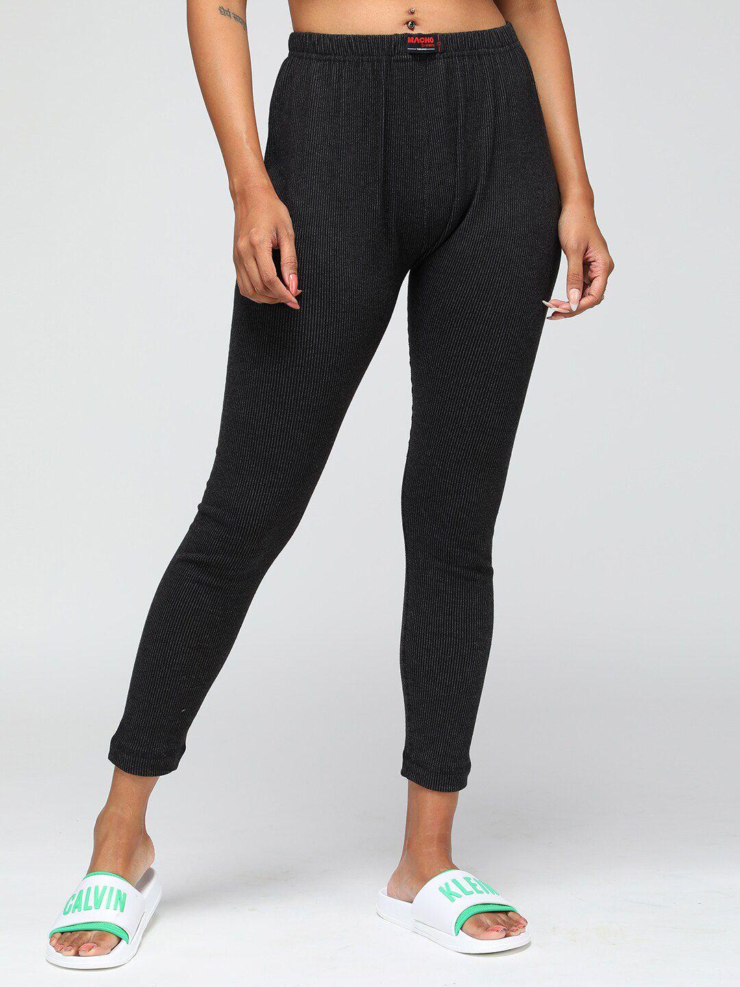 sporto women ribbed thermal bottoms