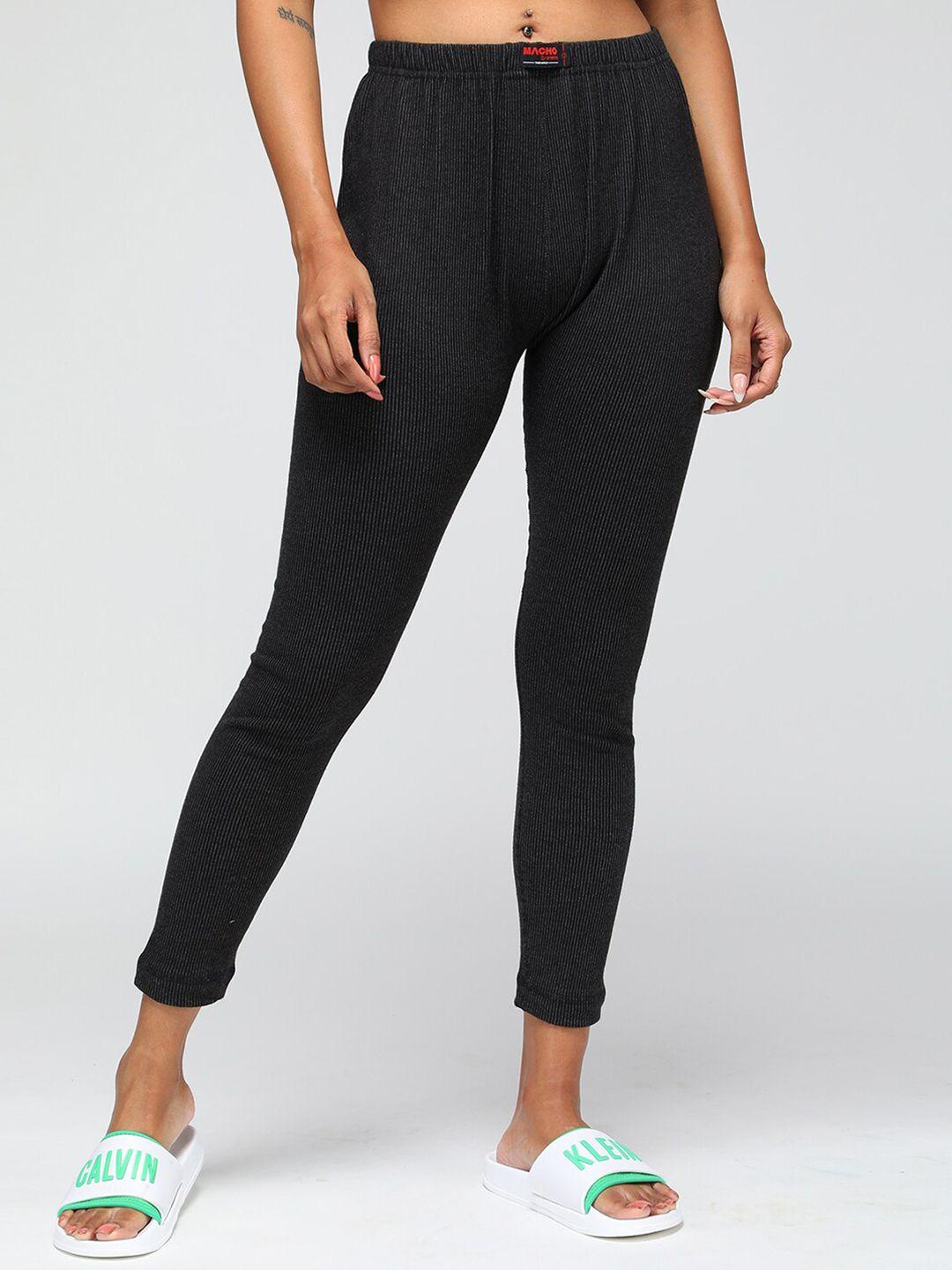 sporto women striped thermal bottoms