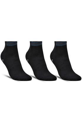 sports ankle length cotton socks for men's - pack of 3 - multi