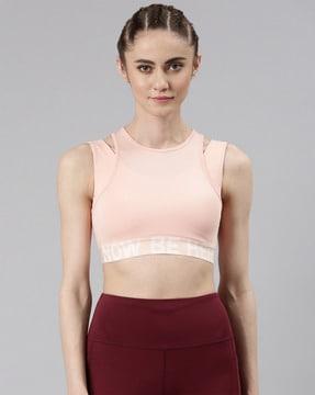 sports bra with criss-cross back