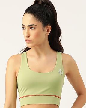 sports bra with racer back