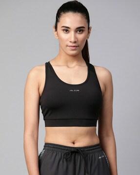 sports bra with signature branding