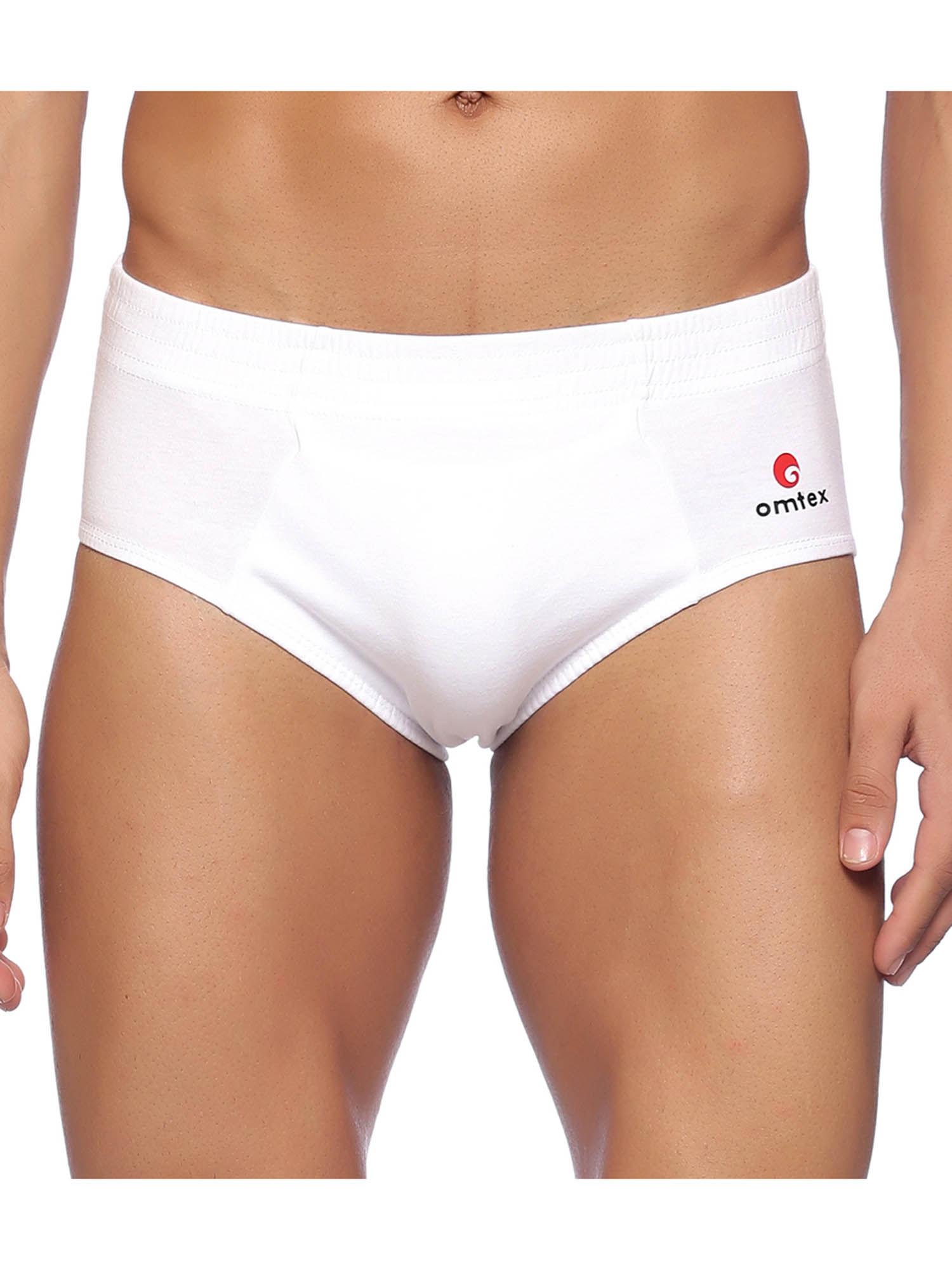 sports cricket special cotton brief for mens white