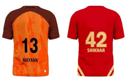 sports india ipl cricket team t shirt jersey combo for (kid's, boy's & mens) l744 8048 hyderabad srh mayank 13_punjab puks shikhar 42 (24, ip24_hy_ma_pu_sh)