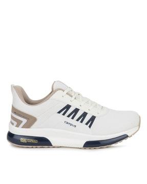 sports shoes with signature branding