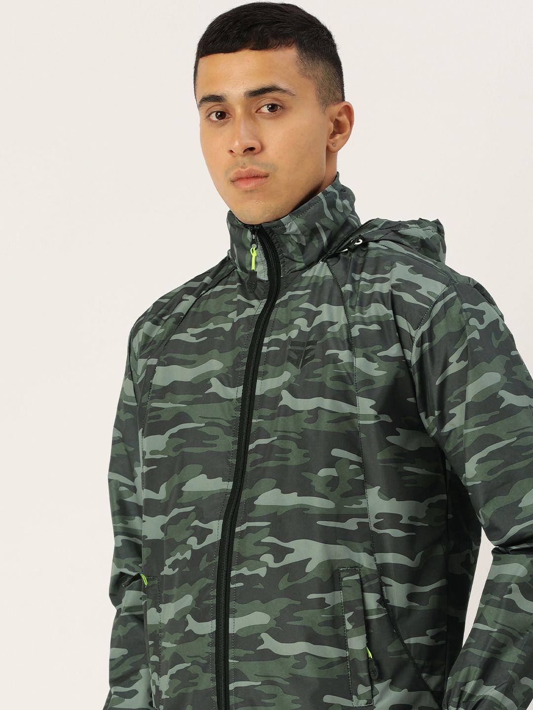 sports52 wear camouflage printed detachable hood designer rain jacket