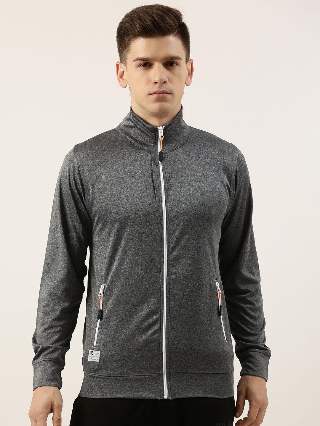 sports52 wear men black lightweight training or gym dry-fit sporty jacket