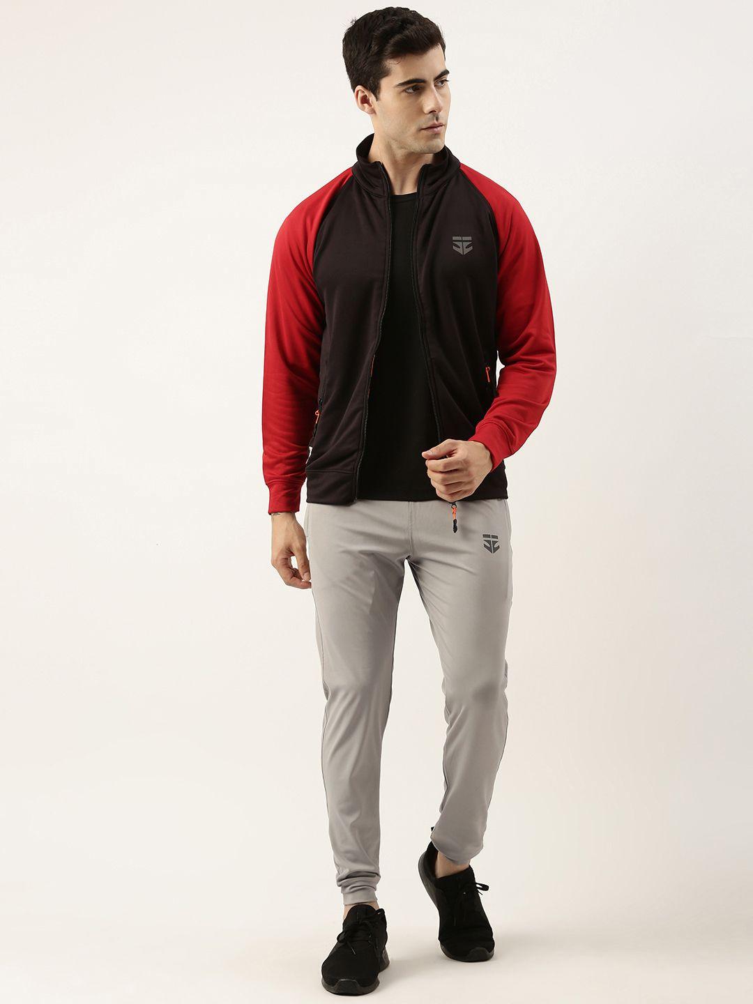 sports52 wear men colourblocked track jacket with joggers training tracksuit