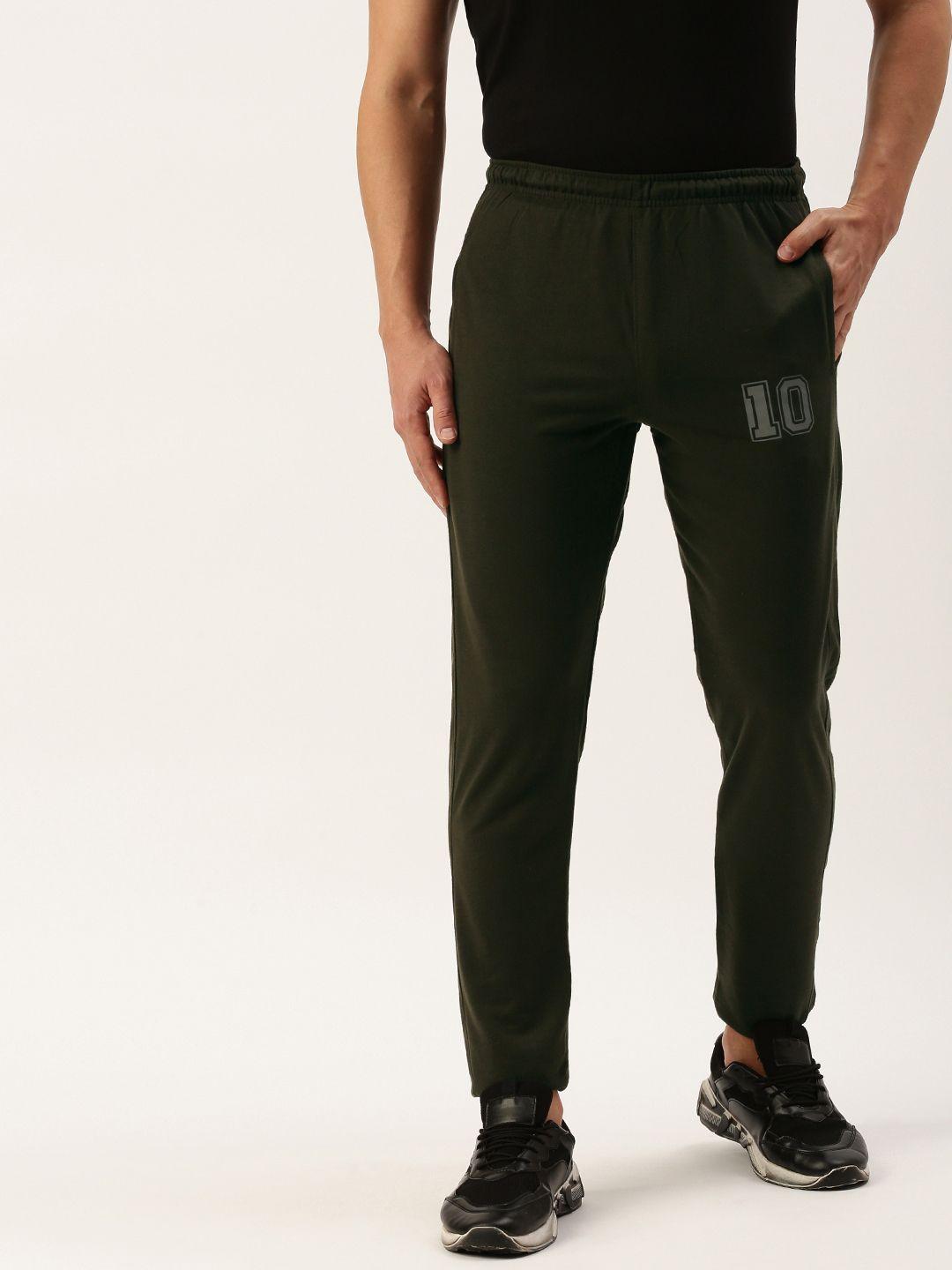 sports52 wear men printed slim fit training track pants