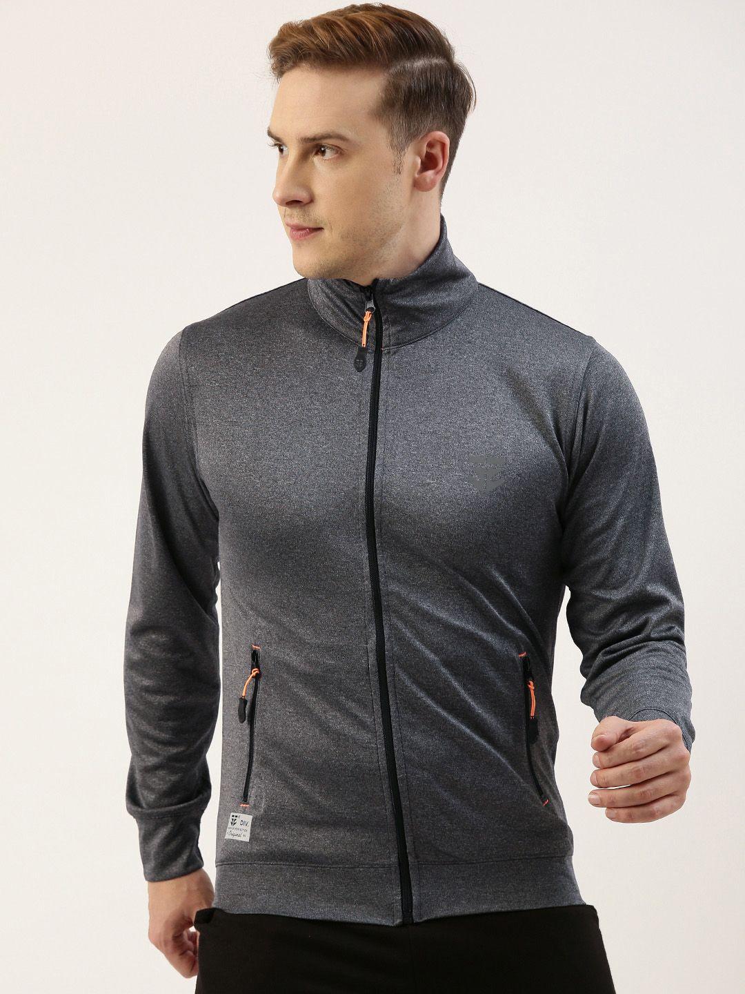 sports52 wear men solid training or gym sporty jacket