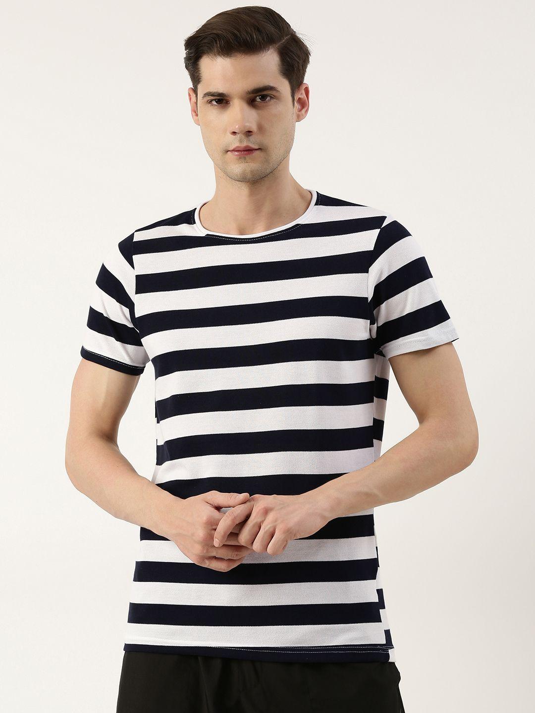 sports52 wear round neck striped sports t-shirt