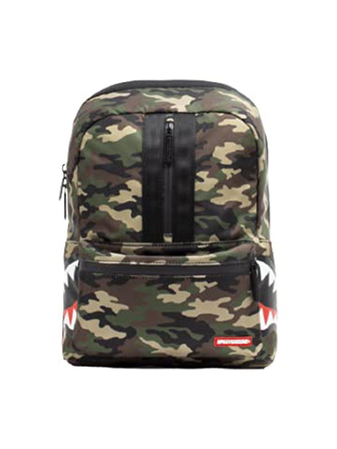 spray ground unisex green & black graphic backpack