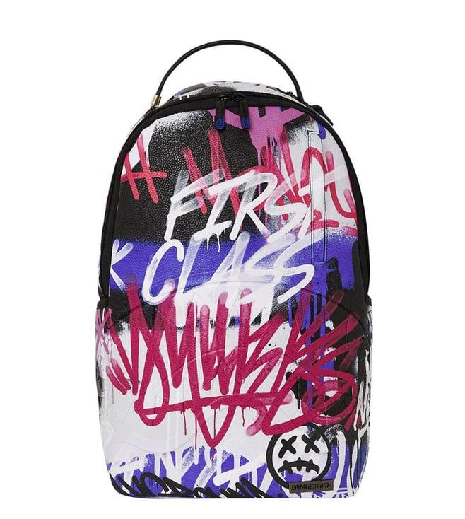sprayground multicolor limited edition vandal couture medium backpack