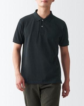 spread collar polo t-shirt