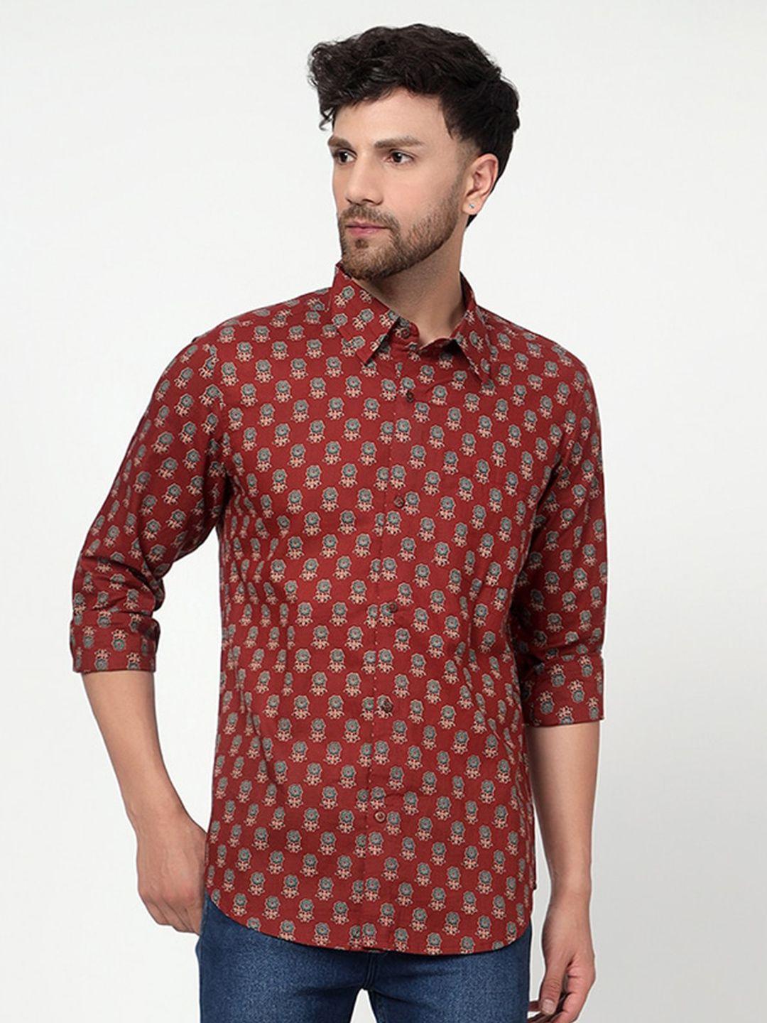 spring soul comfort opaque printed cotton casual shirt