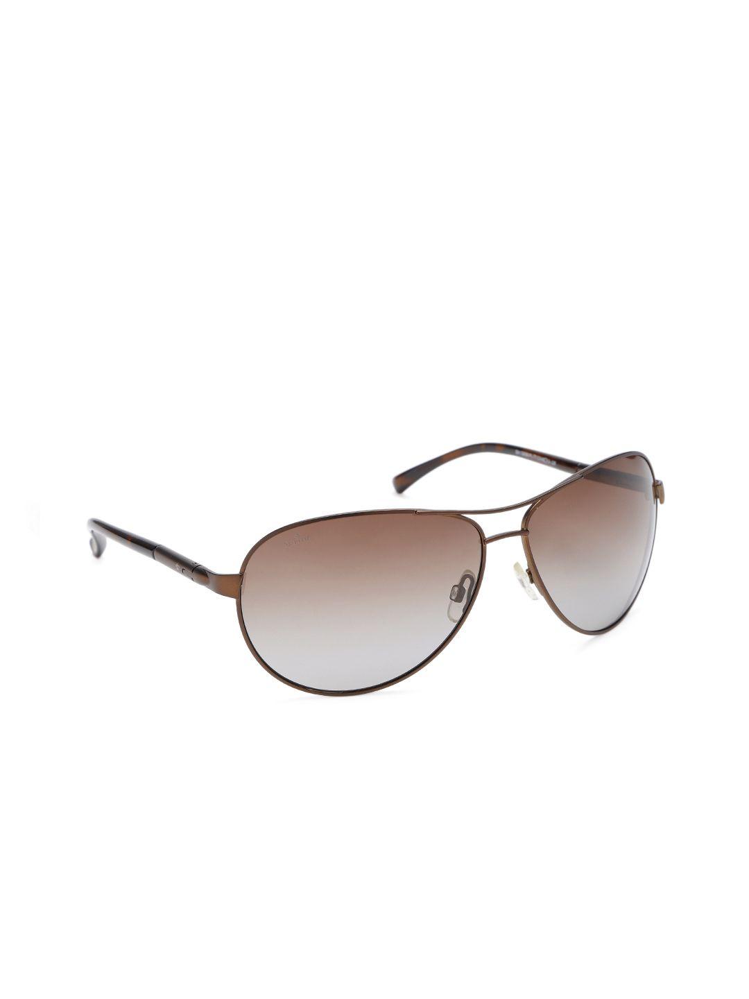 sprint men brown lens aviator sunglasses with polarised lens 12058 pl tt c3 s