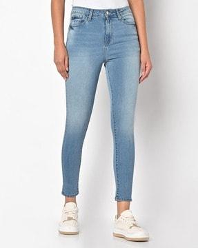 spyk women jeans & jeggings, lt blue, 30