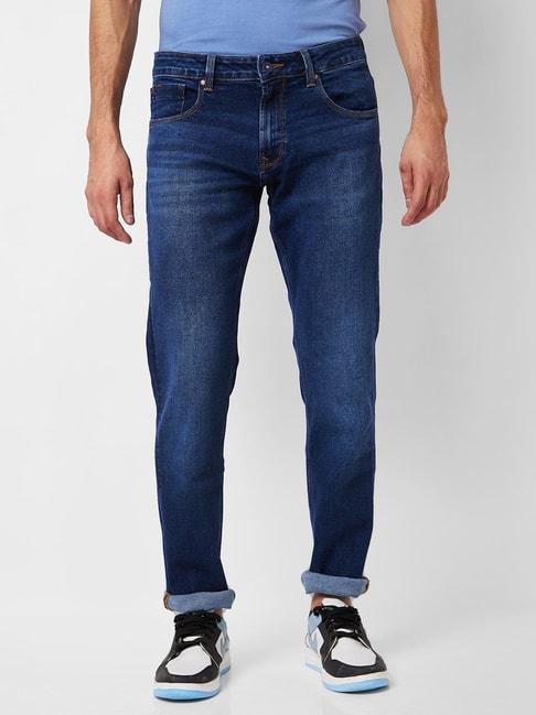 spykar blue comfort fit jeans