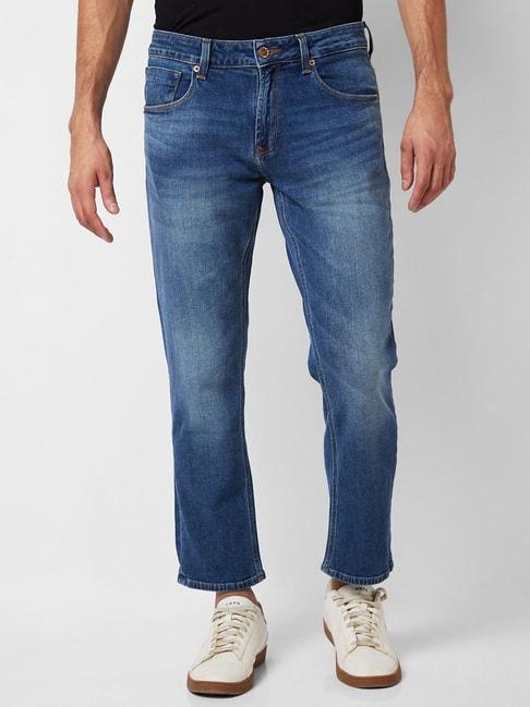 spykar blue regular fit jeans
