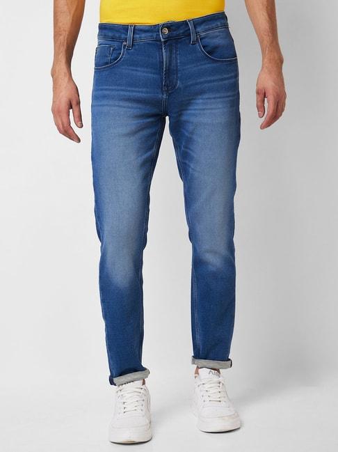 spykar blue slim fit jeans