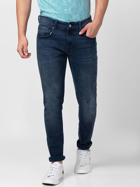 spykar-bluish-grey-cotton-super-slim-fit-jeans