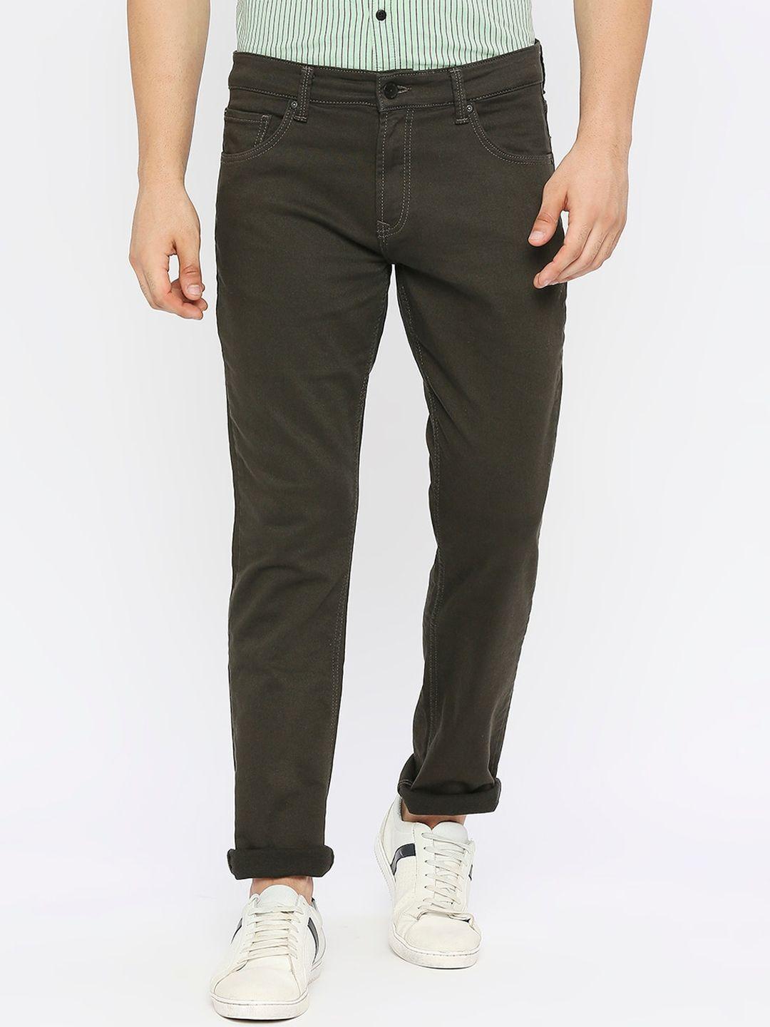 spykar men mid-rise relaxed fit stretchable jeans