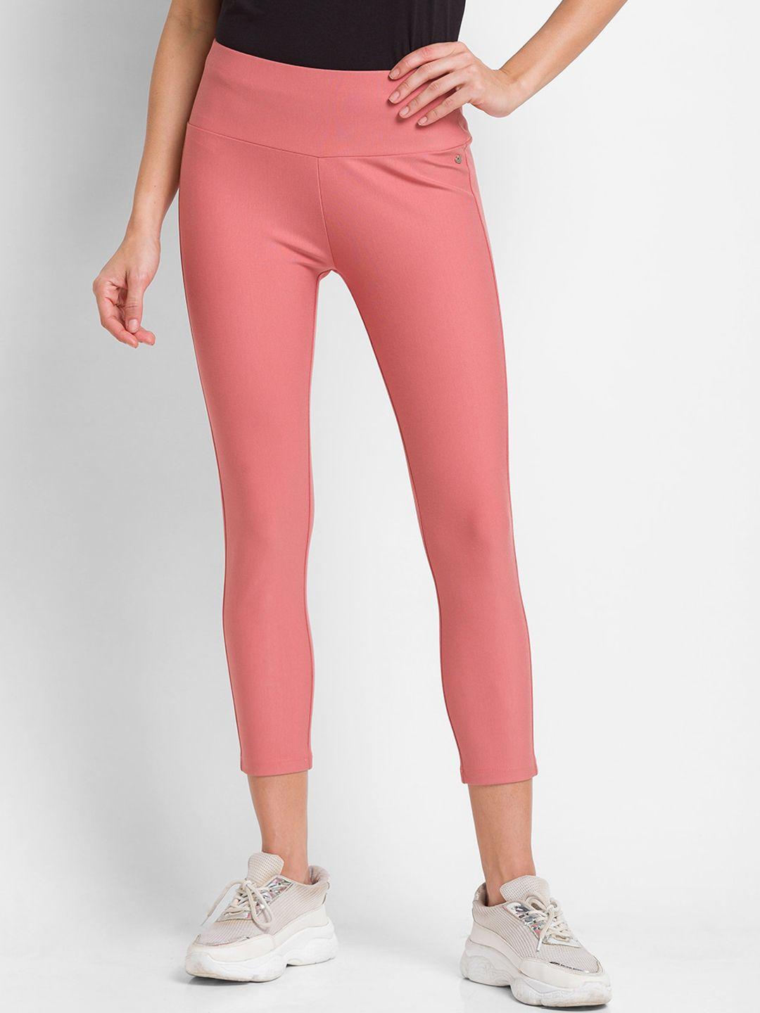 spykar women pink track pants