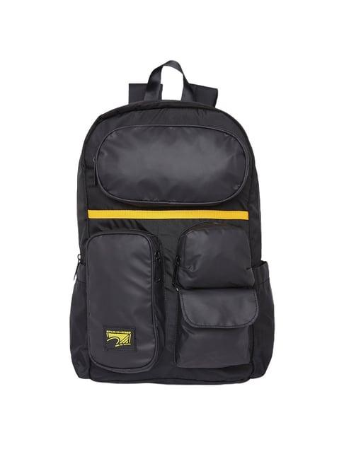 spykar 21.4 ltrs black medium backpack