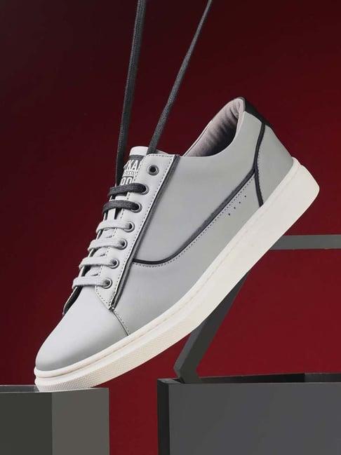 spykar men's grey casual sneakers