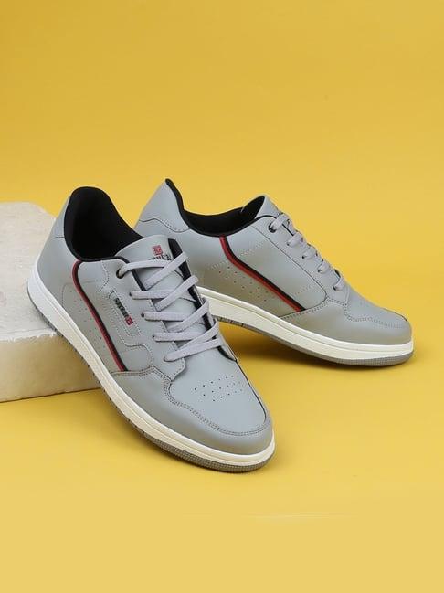 spykar men's jason grey casual sneakers