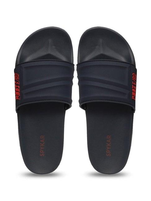 spykar men's walt navy slides