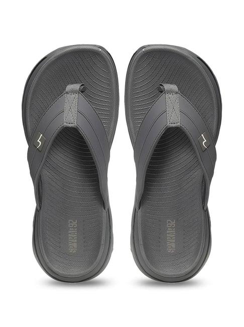 spykar men's wayn grey flip flops