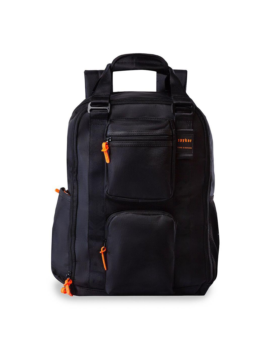 spykar men black backpack