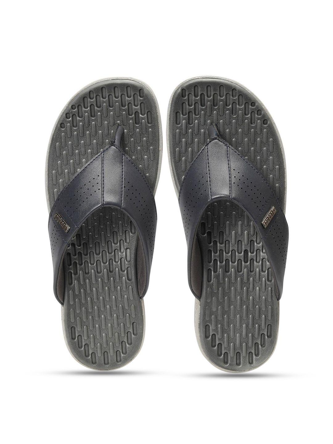 spykar men floaters self design thong flip-flops