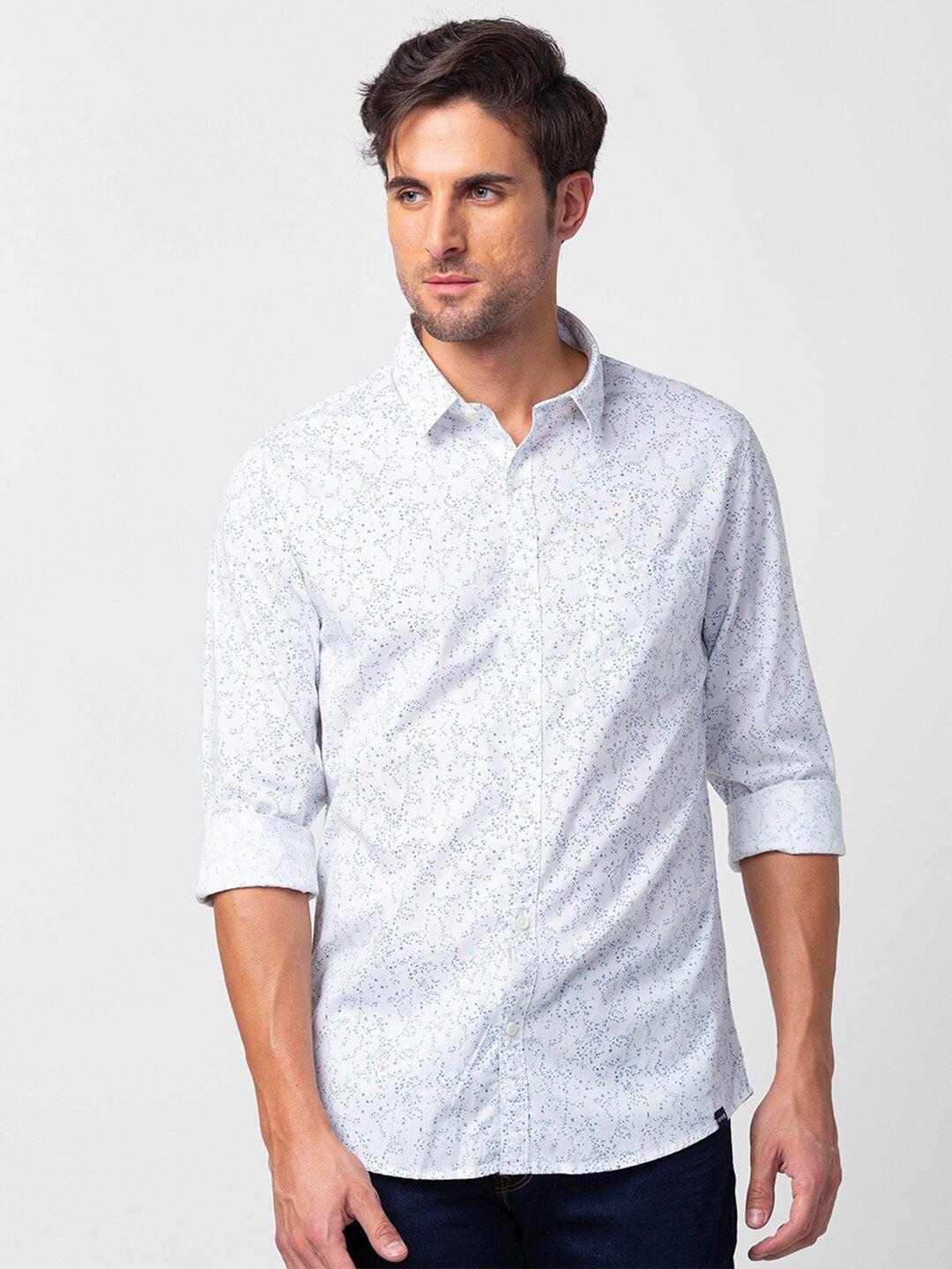 spykar men floral printed casual shirt