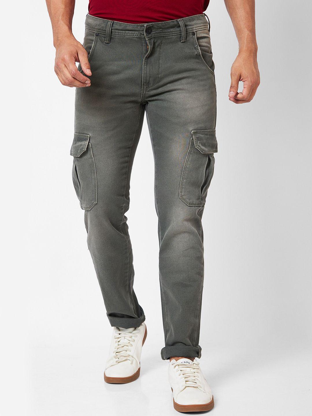 spykar men light fade stretchable jeans