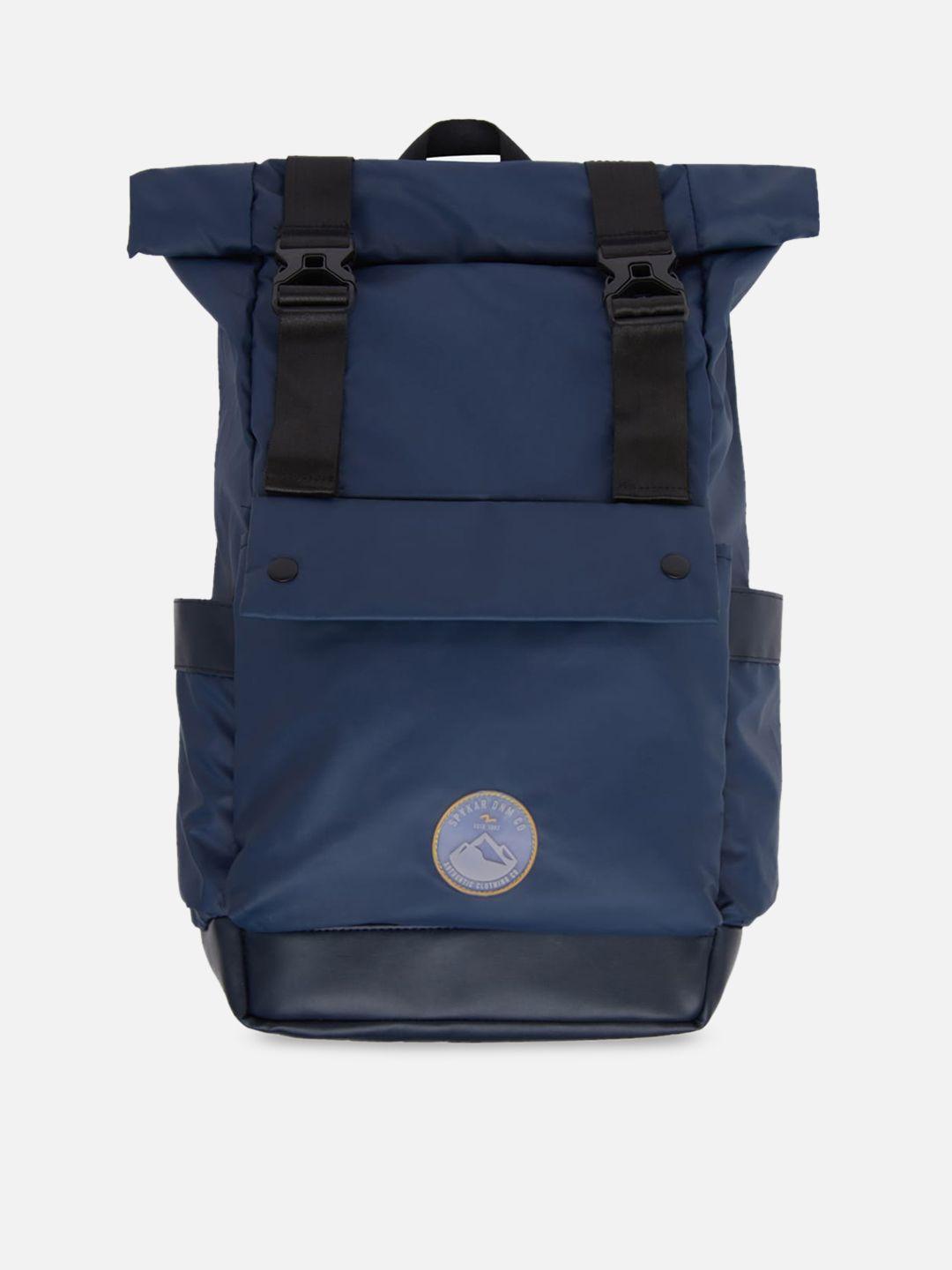 spykar men navy blue backpack