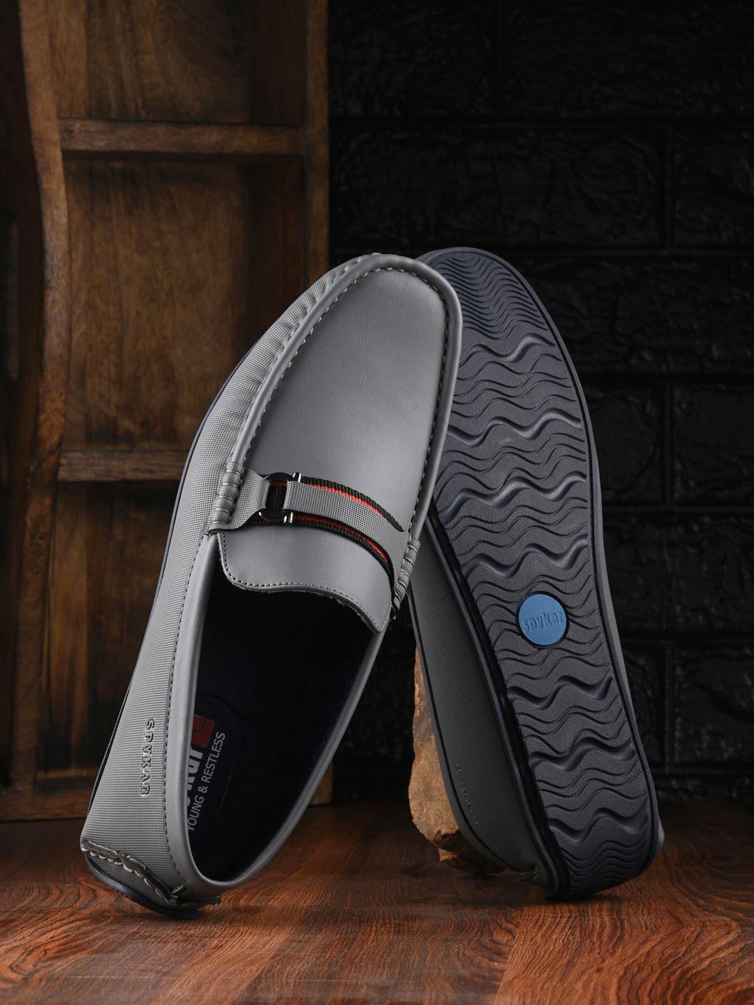 spykar men pu slip-on sneakers