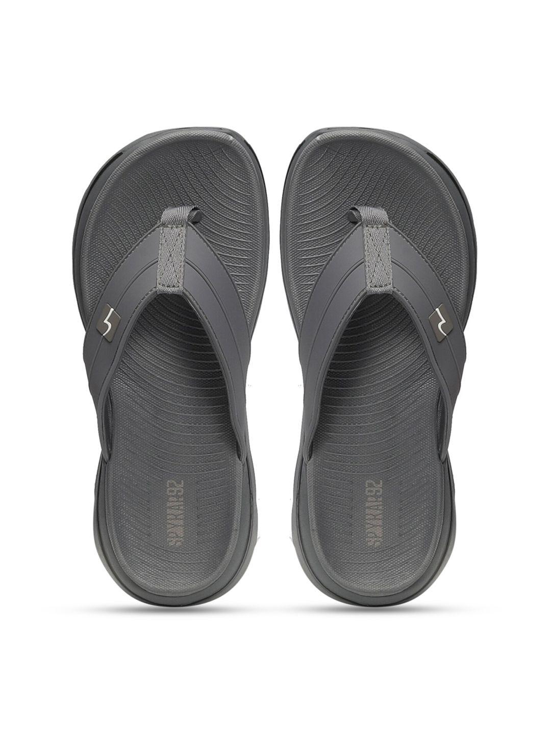 spykar men self design thong flip-flops