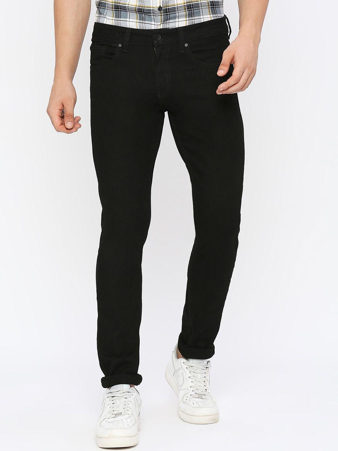 spykar men slim fit low-rise stretchable jeans