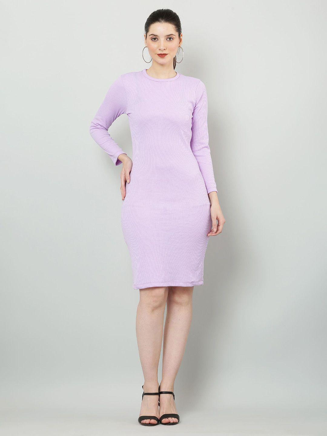 sqew long sleeves cotton bodycon dress