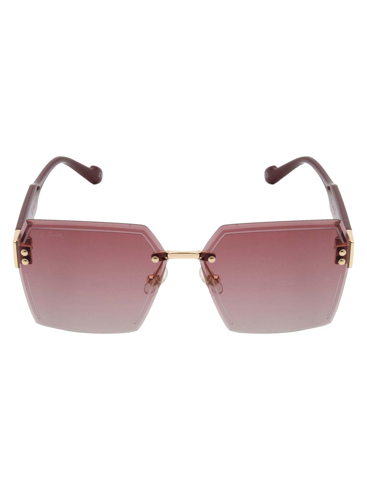 square sunglasses in pink frame hexon2 for men & women