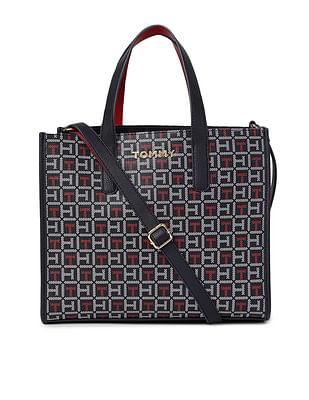 square monogram jocelyn shopper bag