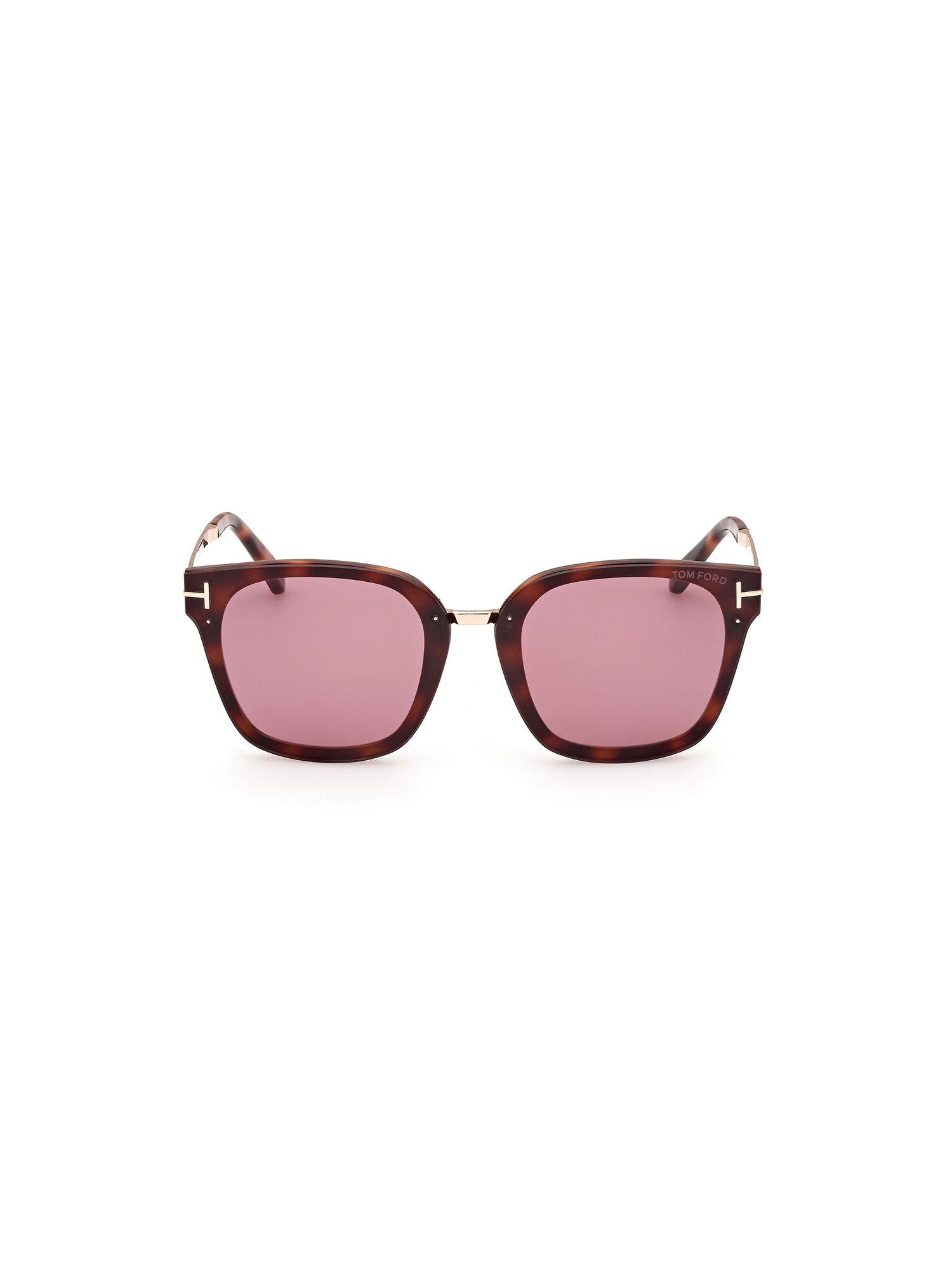 square pink sunglasses (ft1014 68 52y) (68)